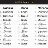 Millié Jewelry - Millié Jewelry - Name Necklace - Collares - Diseño Mexicano - Hecho en México