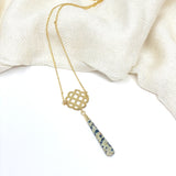 Millié Long Stone Necklace