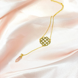Millié Stone Lariat Necklace