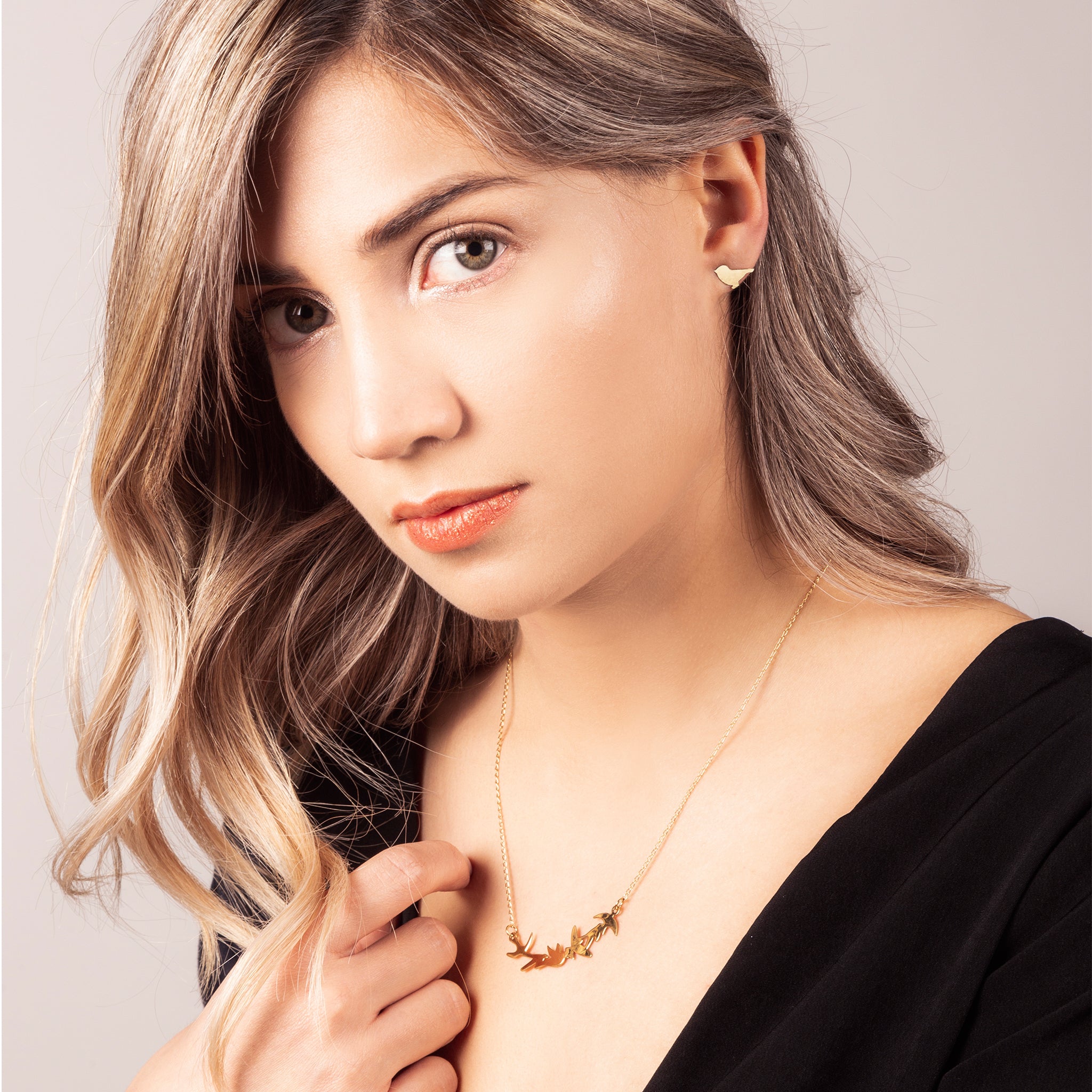Millié Jewelry - Millié Jewelry - Flying Birds Necklace - Collares - Diseño Mexicano - Hecho en México