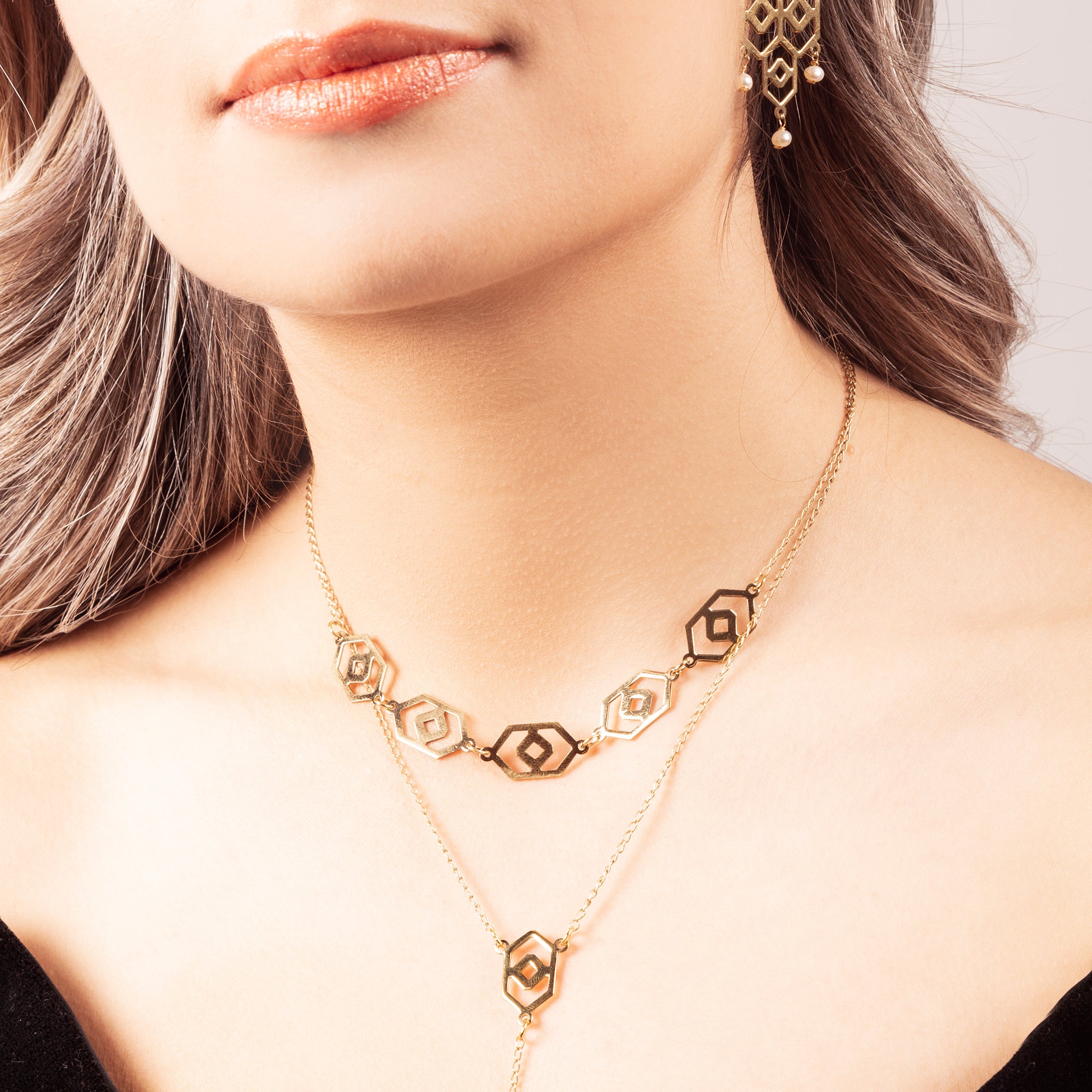 Millié Jewelry - Millié Jewelry - Huipil Choker Necklace - Collares - Diseño Mexicano - Hecho en México