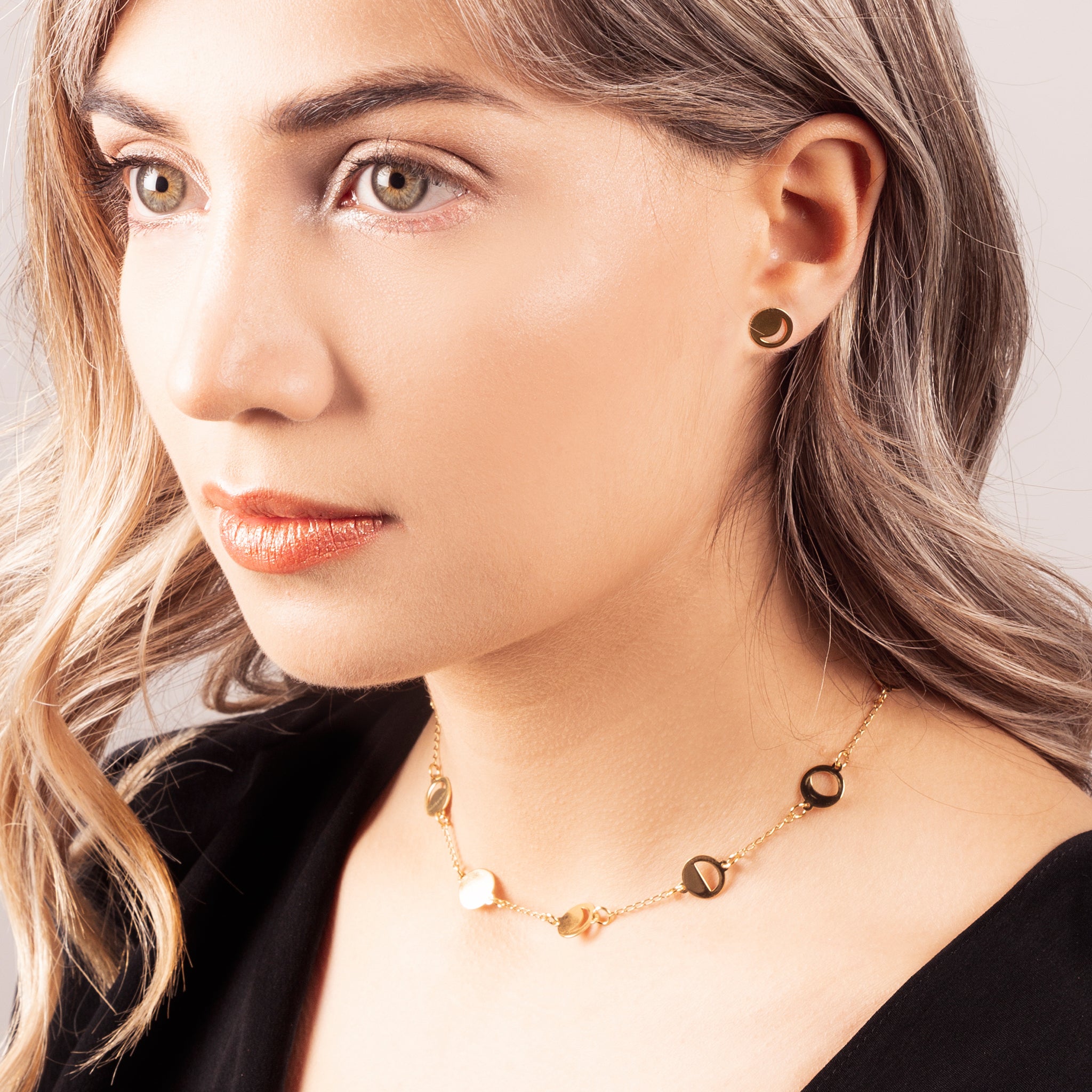 Millié Jewelry - Millié Jewelry - Luna Choker Necklace - Collares - Diseño Mexicano - Hecho en México