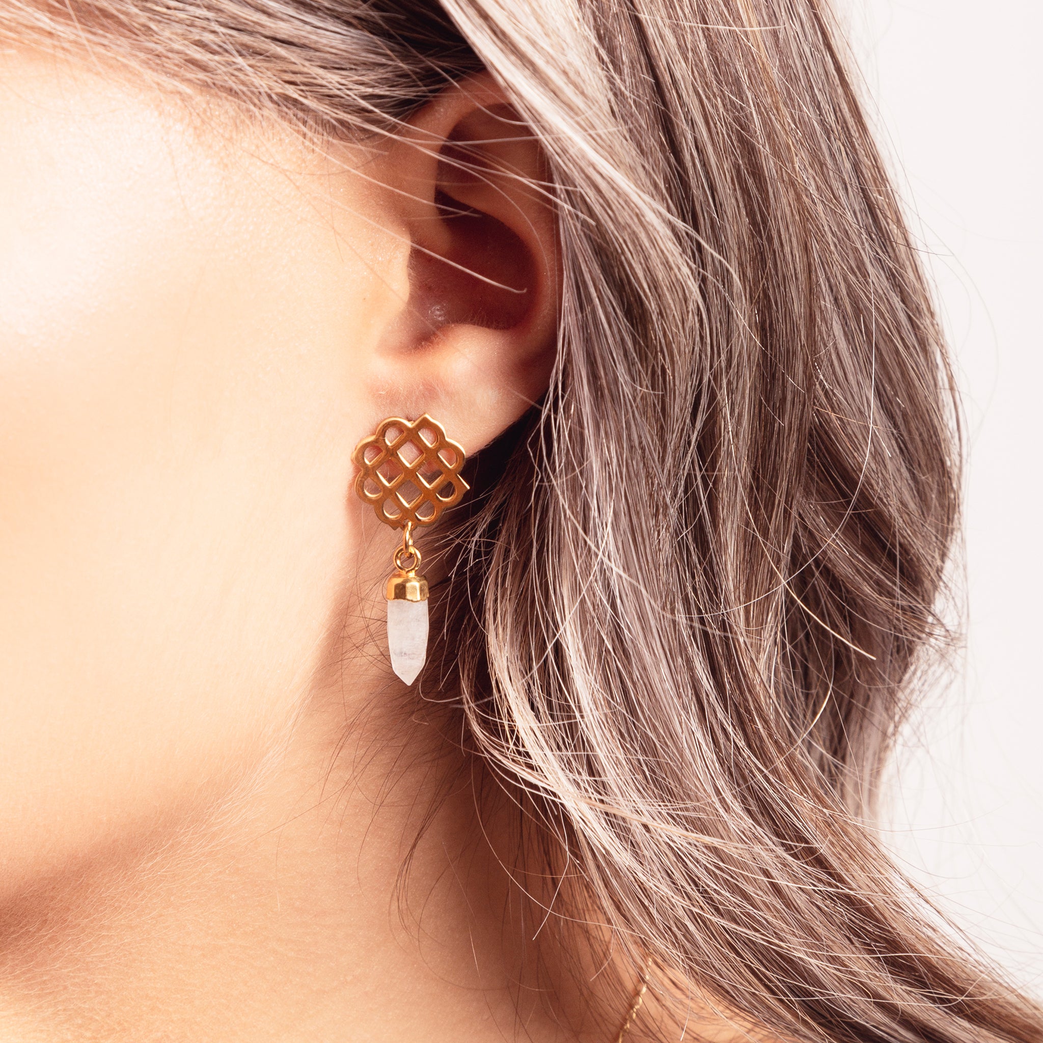 Millié Jewelry - Millié Jewelry - Millié Stone Earrings - Aretes - Diseño Mexicano - Hecho en México