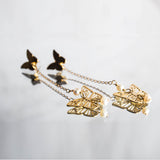 Millié Jewelry - Millié Jewelry - Monarca Long Earrings - Aretes - Diseño Mexicano - Hecho en México