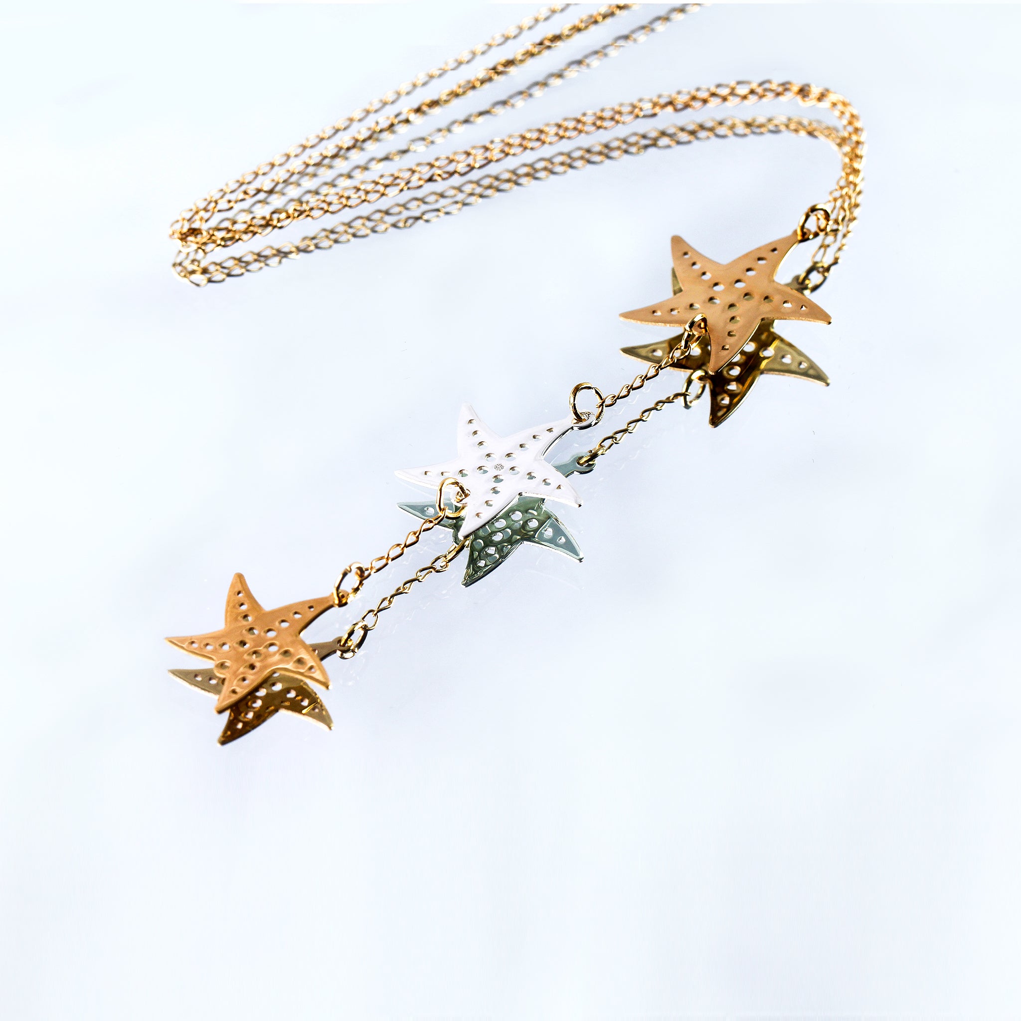Millié Jewelry - Millié Jewelry - Starfish Lariat Necklace - Collares - Diseño Mexicano - Hecho en México